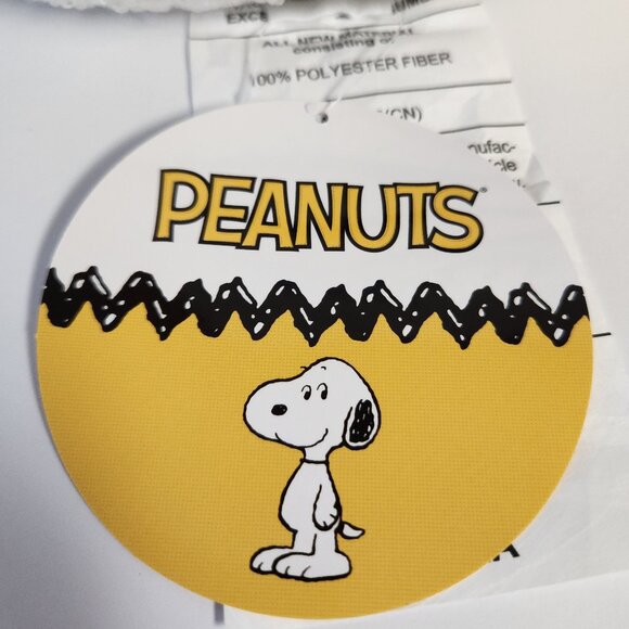 Peanuts Snoopy Surfing Pillow 14x15 Decorative Pictorial Sherpa Soft New - Picture 5 of 5